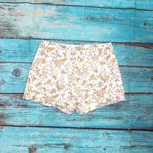 A.n.a Wildflower Floral Mid Rise Twill Shorts Size 2